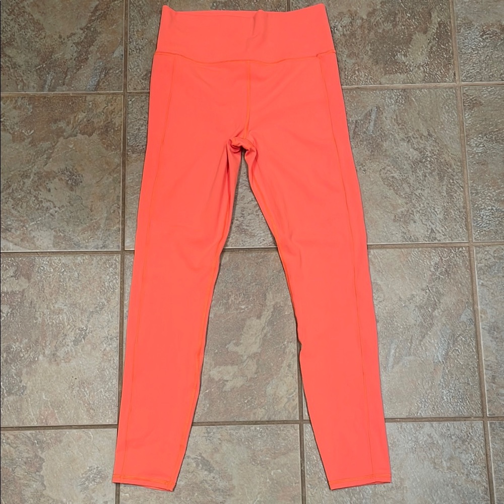 Vuori Orange Yoga Leggings